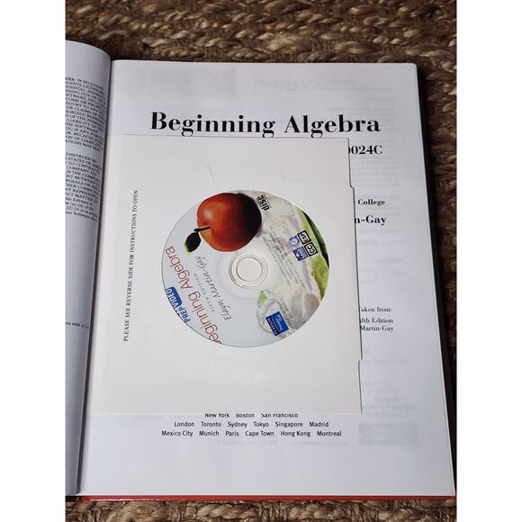 Beginning Algebra Custom Edition for Pensacola Junior College With CD - Picture 3 of 13
